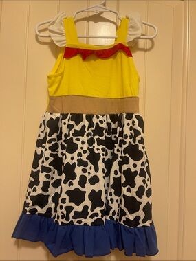 3t Jessie Toy Story Print Tiered Dress Boutique New